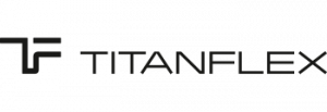 Logo Titanflex Eyewear in schwarz